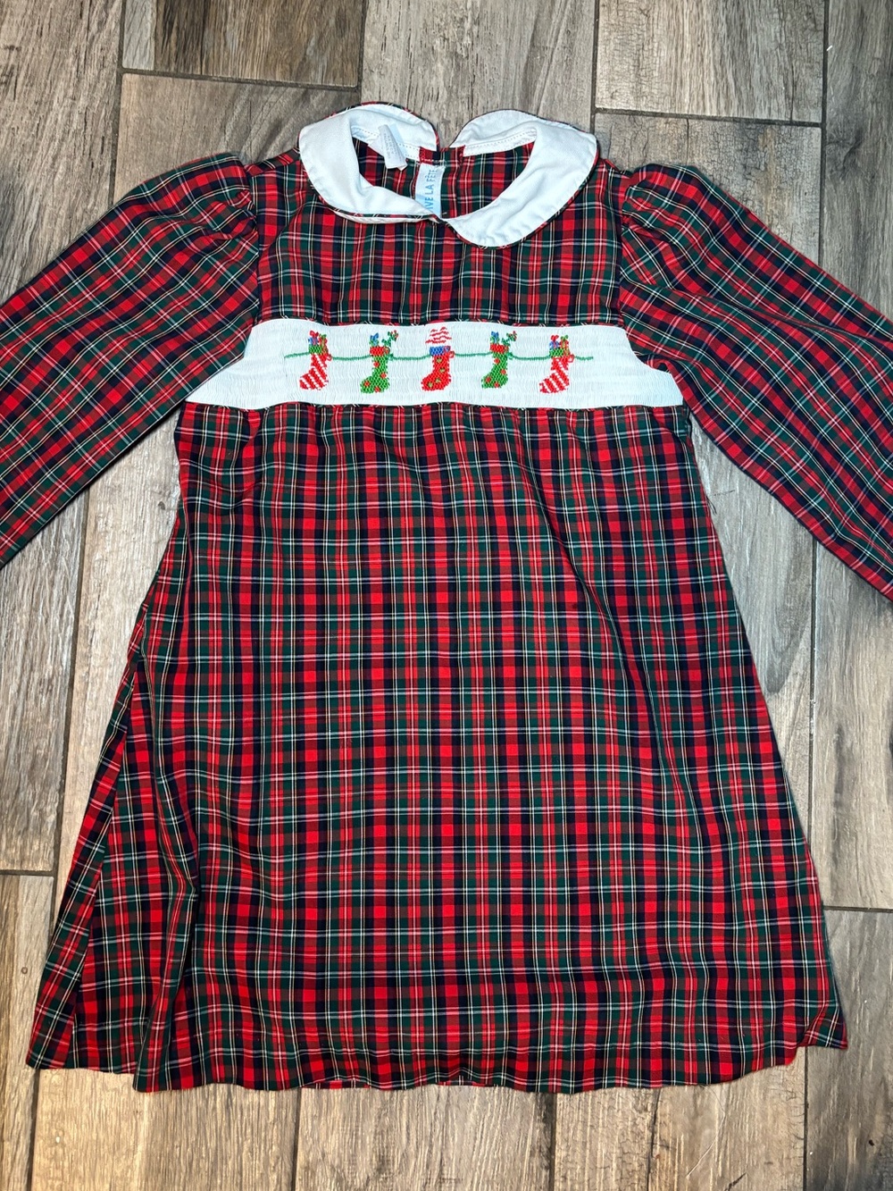 Vive La Fete Christmas Smocked Dress
